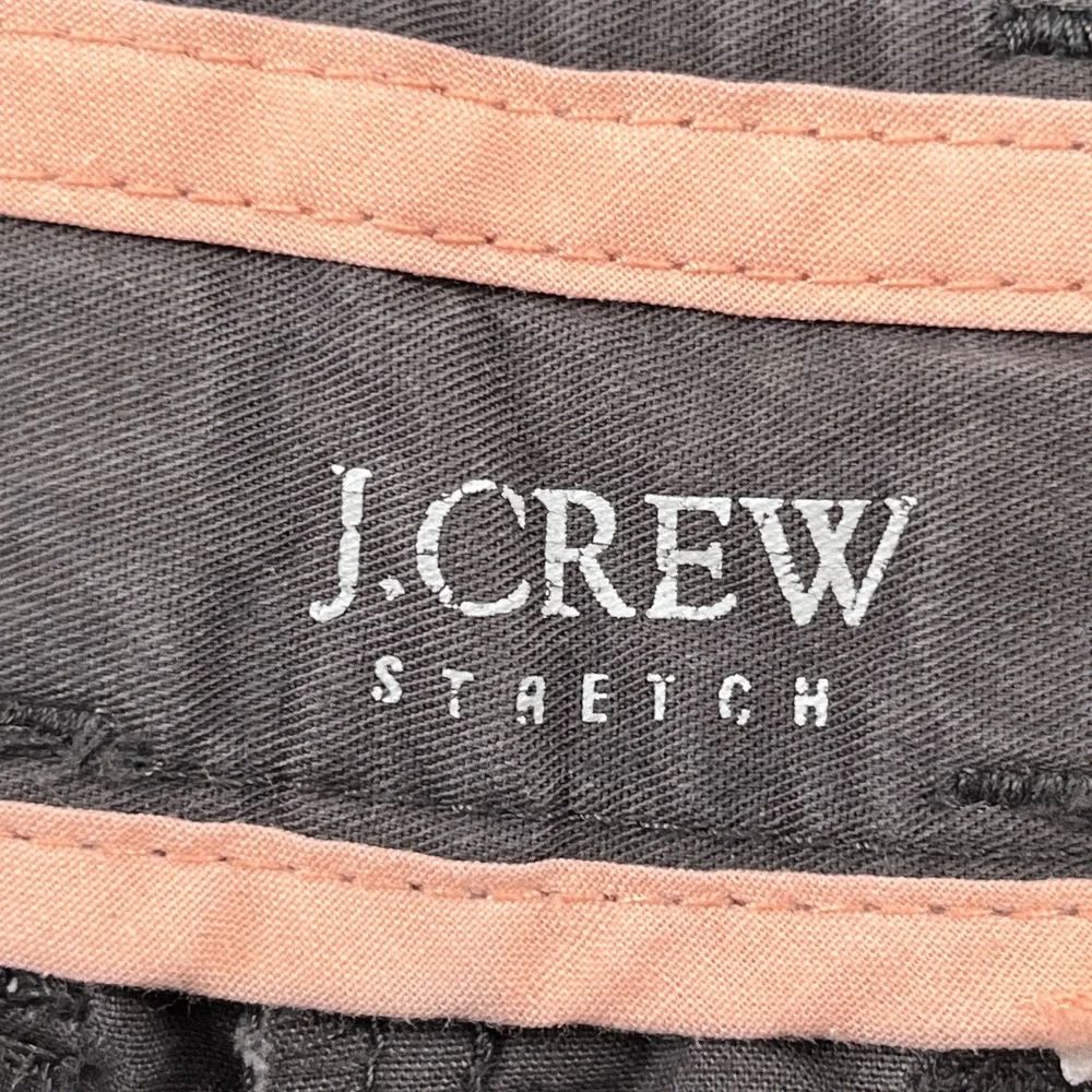 VTG J.Crew Bermuda Shorts Womens 0 Grey Made in Hong‎ Kong Stretch